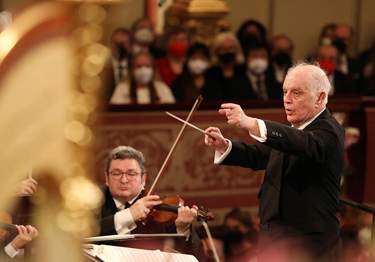 Daniel Barenboim, en un concierto de Año Nuevo en Viena