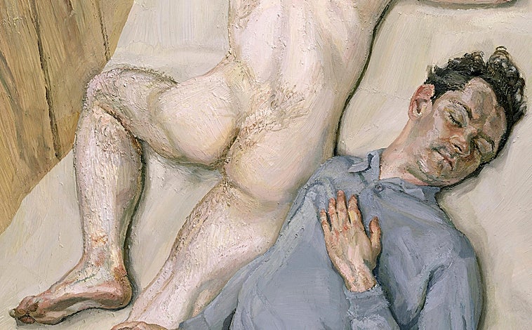 Imagen principal - En las imágenes, algunas de las obras de Lucian Freud de su retrospectiva londinenses
