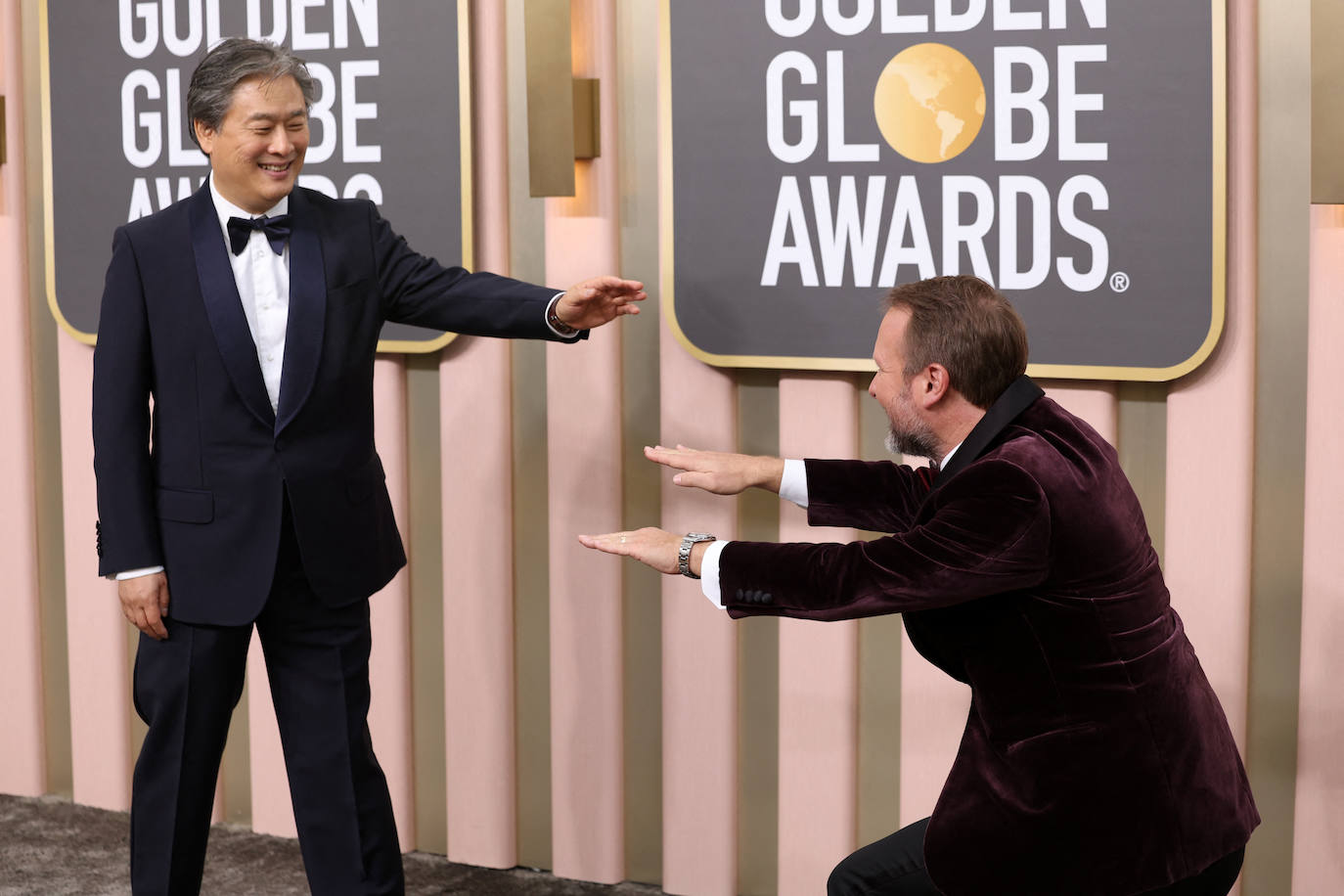 Los directores Park Chan-wook y Rian Johnson