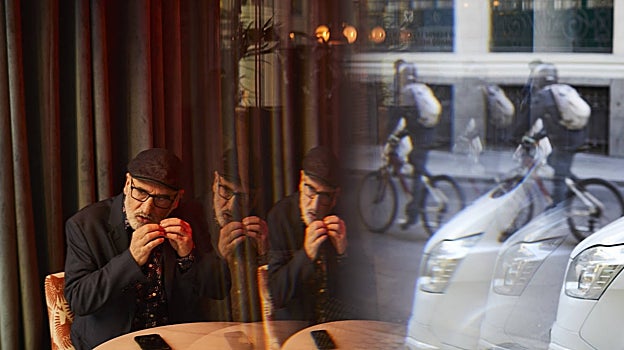 Aramburu, en otro momento de la entrevista con ABC