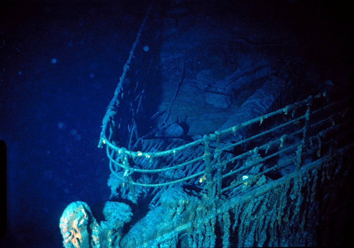 Un instante del tráiler 'Alvin visita el naufragio del Titanic. 1986'