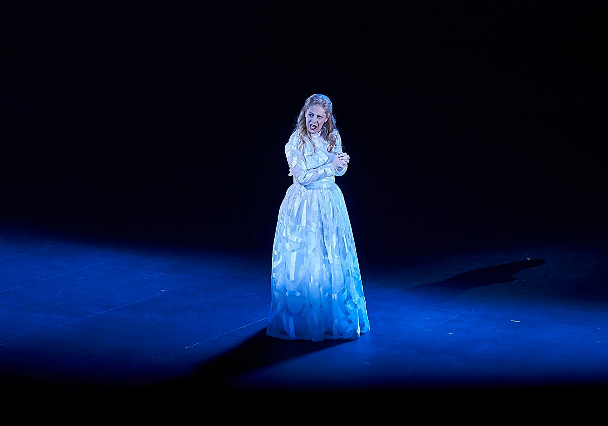 Radvanovsky, como Lady Macbeth en el montaje de Plensa