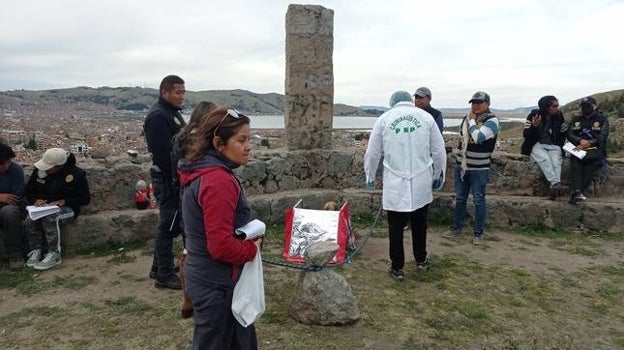 El lugar de los hechos en Puno