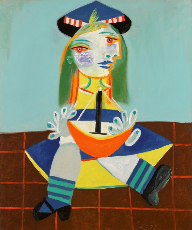 'Girl with a boat (Maya)', by Picasso