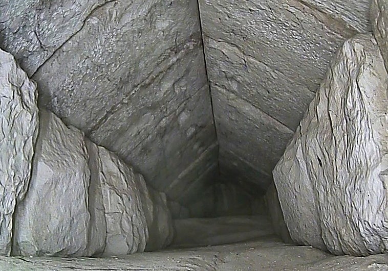 Descubren en la Gran Pirámide de Giza el corredor que podría llevar a la cámara secreta del faraón Keops