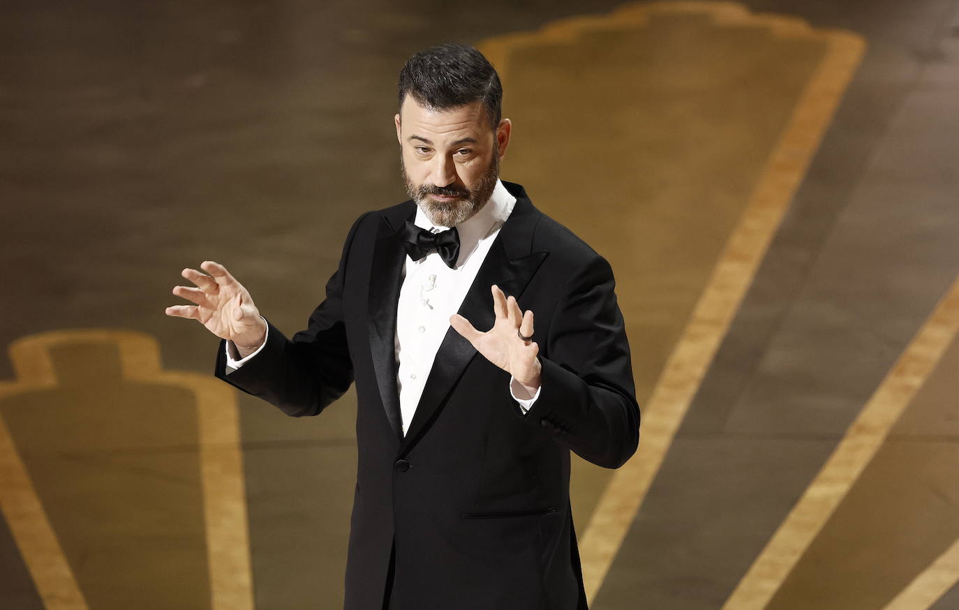 El presentador de la gala, Jimmy Kimmel