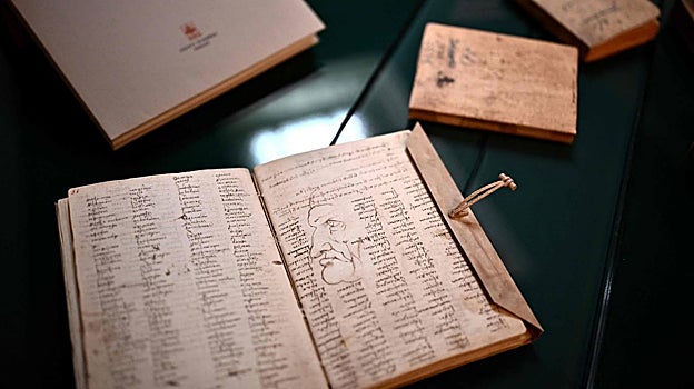 Una imagen de 'El Códice Trivulziano' de Leonardo da Vinci