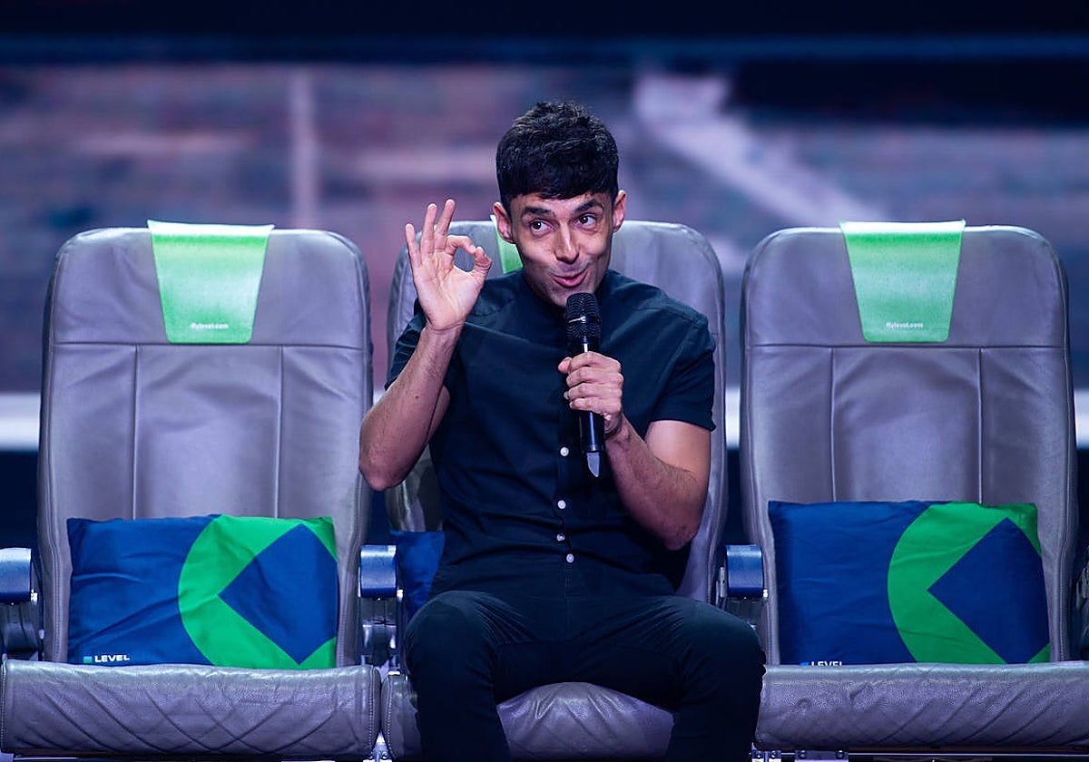 Antonio Díaz, en el Teatro Victòria de Barcelona