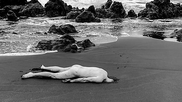 Autorretrato realizado en Tenerife (2021)