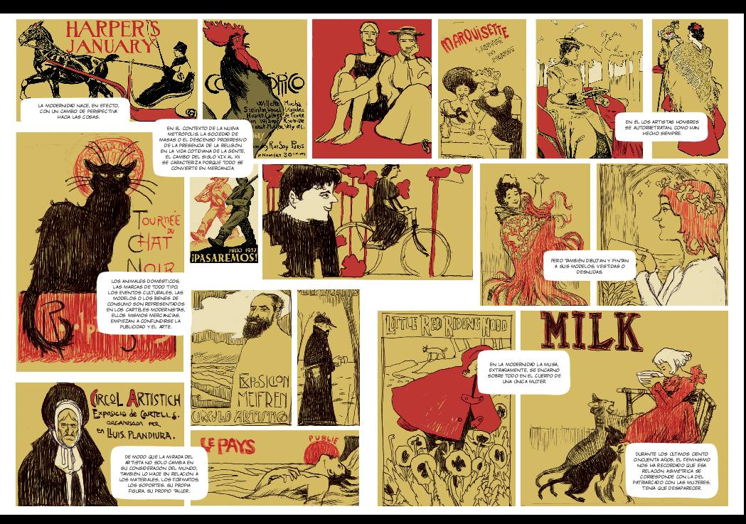 En 'El museo', Carrión y Sagar restituyen la figura de Lluïsa Vidal, pintora modernista borrada por la historia y de una calidad tal que durante años se atribuyeron erróneamente algunas de sus obras a Ramon Casas 