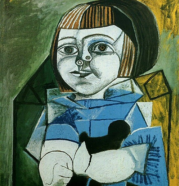 'Paloma en azul', uno de los retratos que Picasso hizo de su hija Paloma