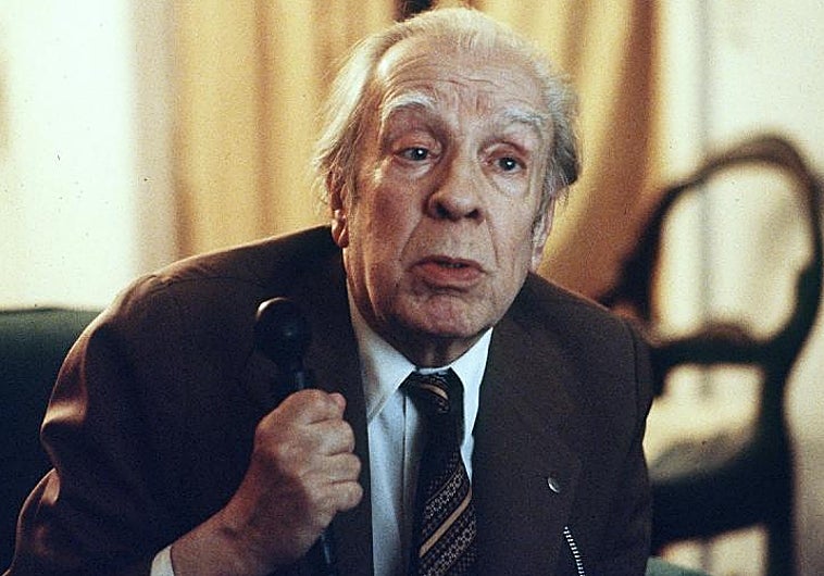 El escritor argentino Jorge Luis Borges