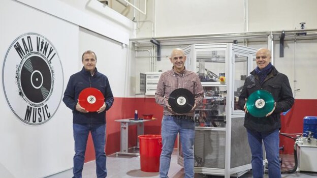 Una fábrica de vinilos en Madrid produce al día cerca de 3.000