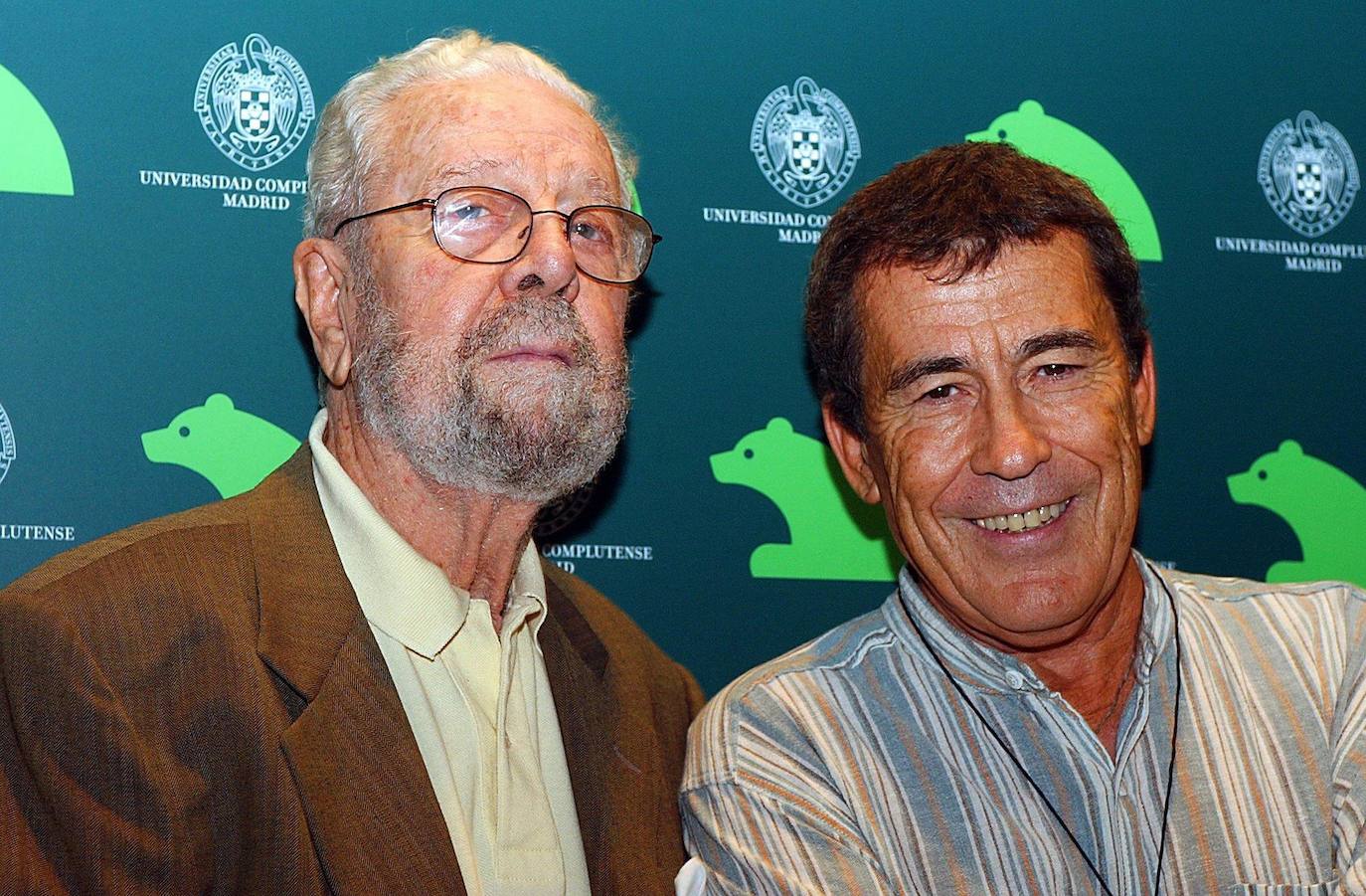 Luis García Berlanga, con Sánchez Dragó