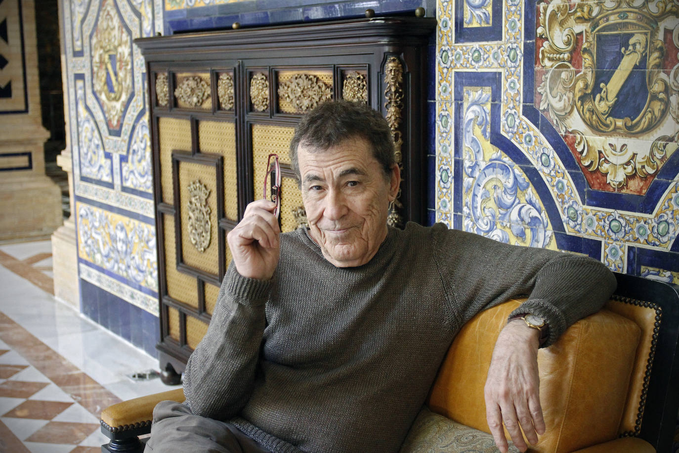 Sánchez Dragó, en el hotel Alfonso XIII de Sevilla