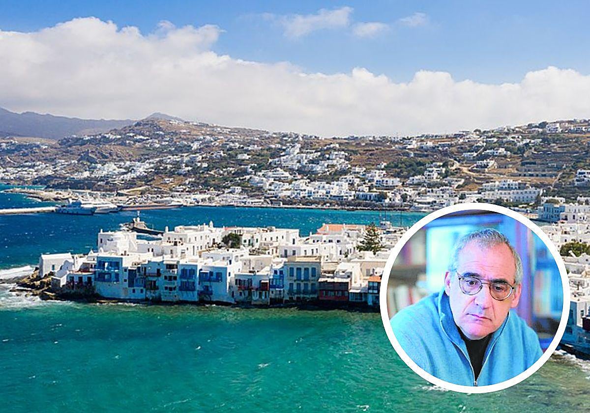 Mikonos y el arquitecto agredido