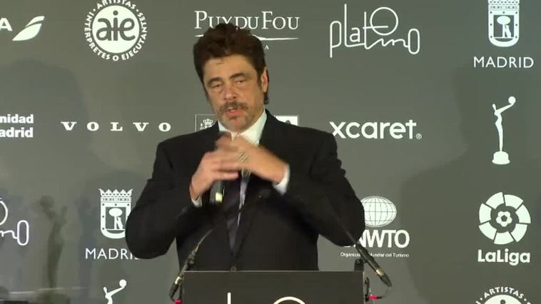 Benicio del Toro: "El cine iberoamericano viene creciendo y haciéndose fantásticamente bien"