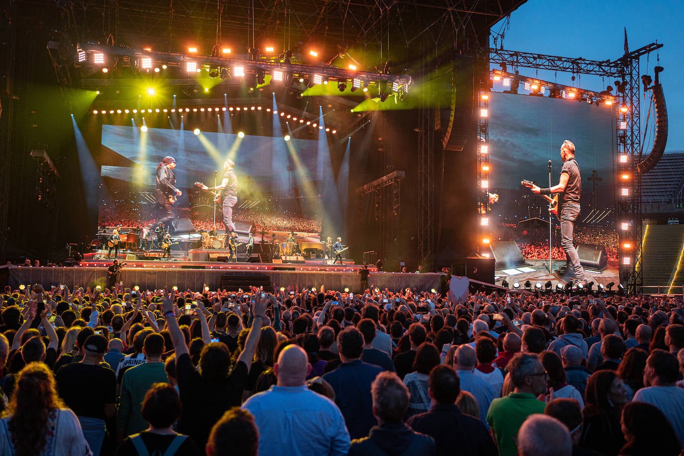 El concierto de Bruce Springsteen, en imágenes