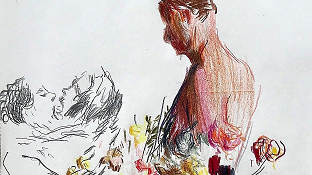 Javier Ruiz: «Busco con mi pintura el impacto que se genera &#039;al abrirse el telón&#039;»