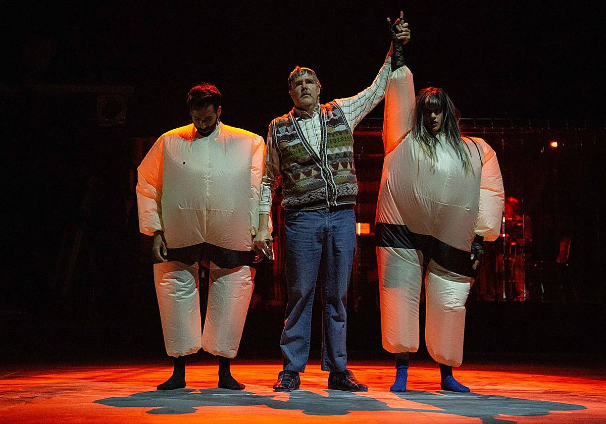 Una escena de 'Falsestuff. La muerte de las musas'