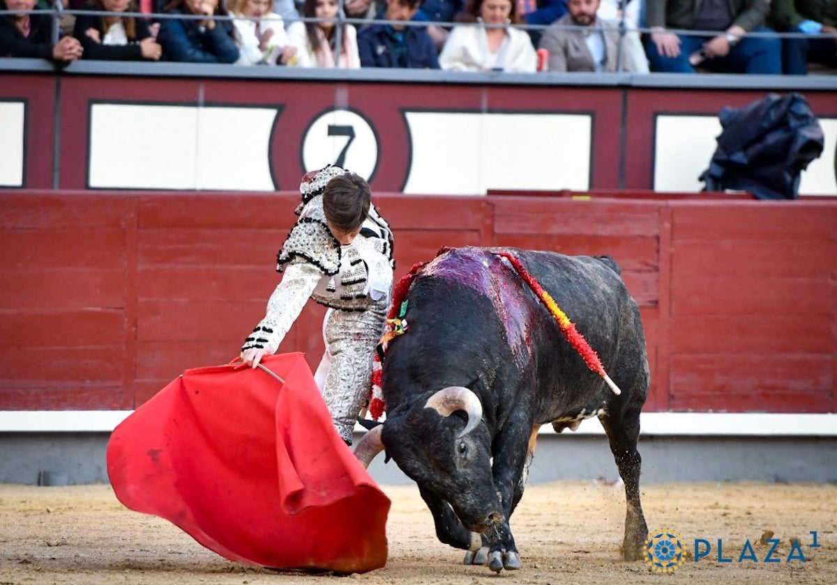 Christian Parejo con el quinto