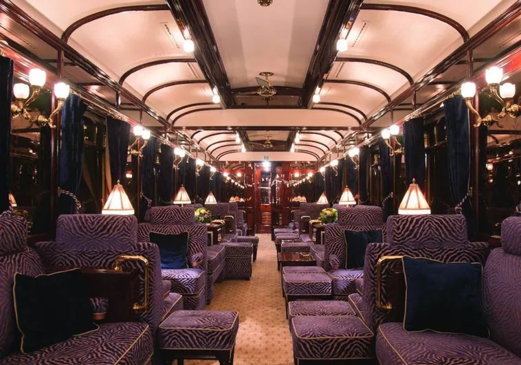 Una de las seis Grand Suites del tren Venice Simplon-Orient-Express