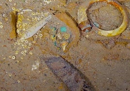 Hallan en el Titanic un collar perdido en el naufragio con un diente de Megalodón