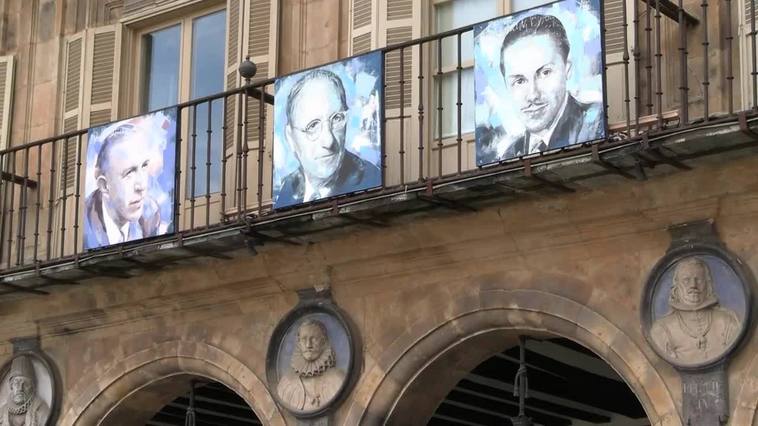 La plaza Mayor de Salamanca se prepara para se un museo al aire libre