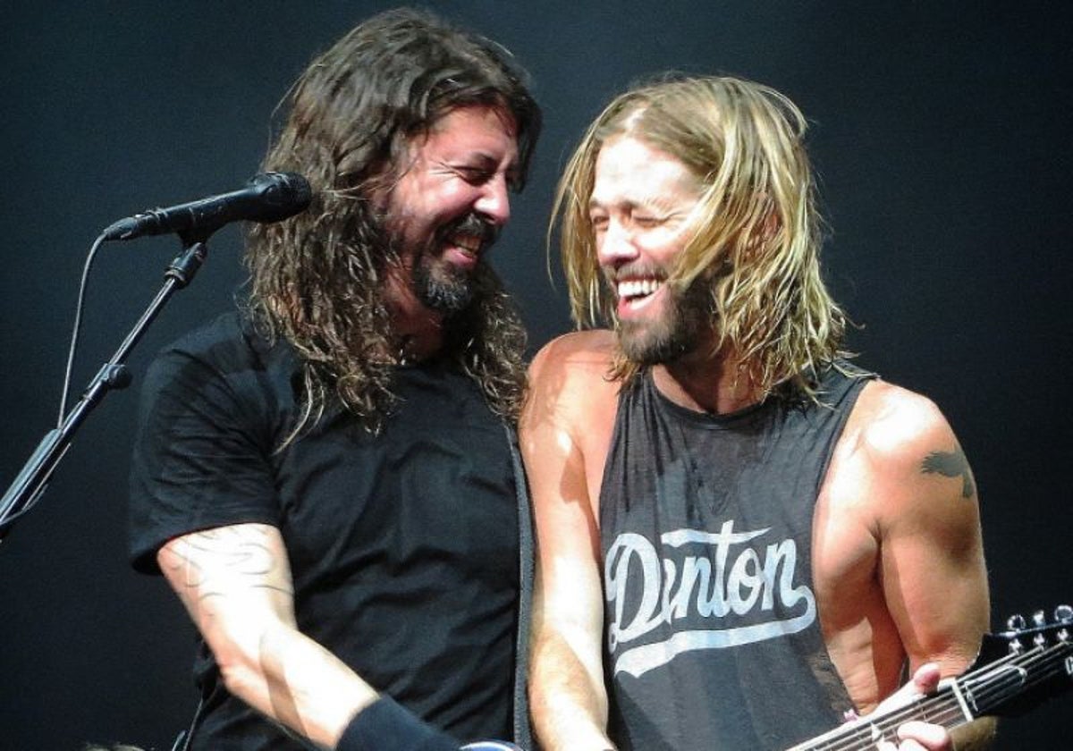 Dave Grohl y Taylor Hawkins