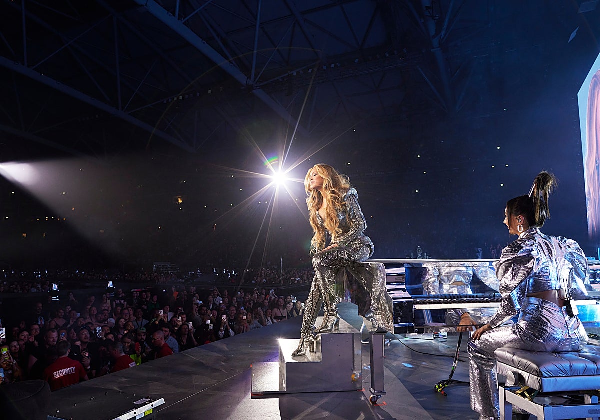 Beyoncé, durante el primer tramo de uno de sus conciertos del 'Renaissance Tour'