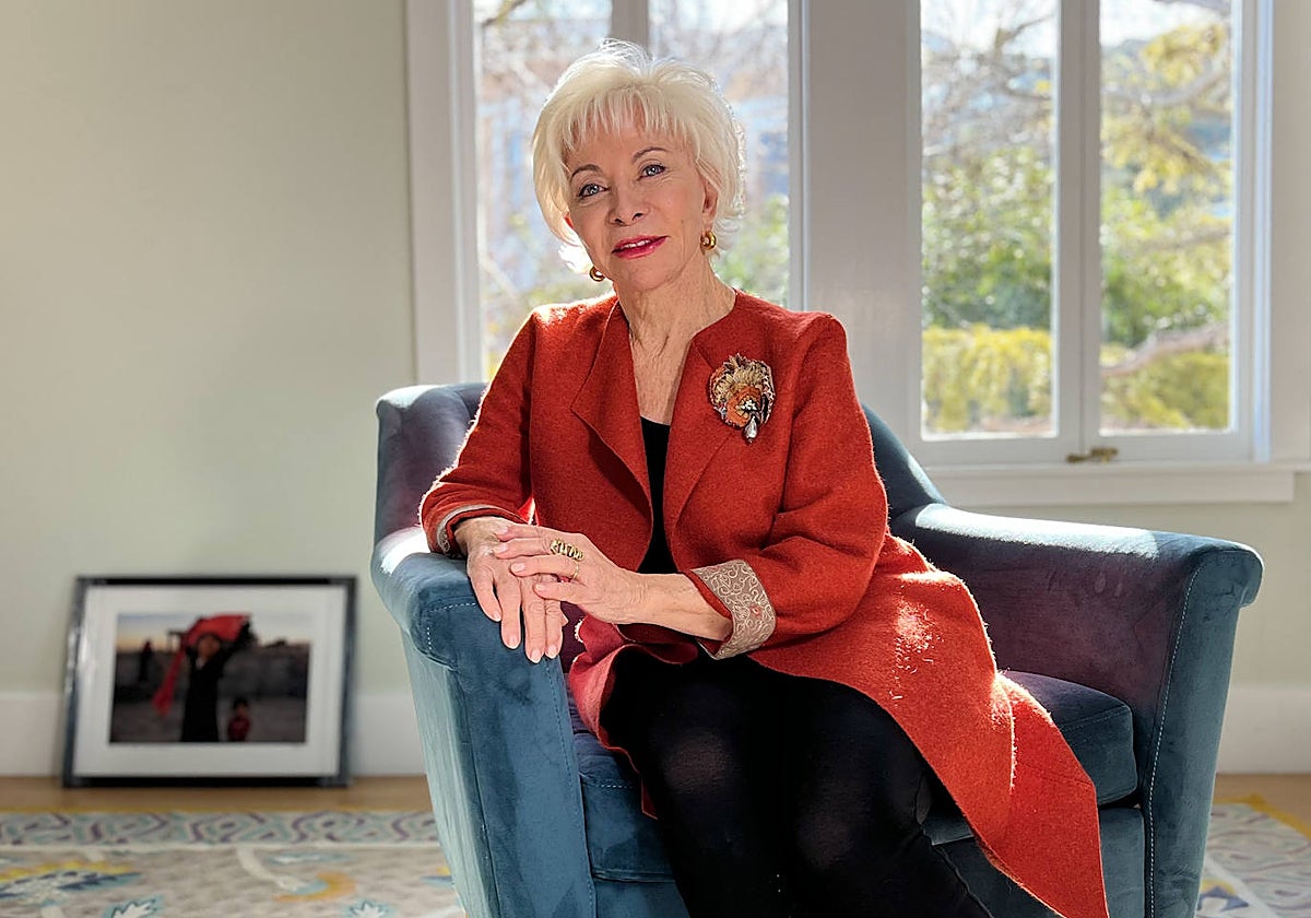 Isabel Allende posa para la presentación de 'El viento conoce mi nombre'