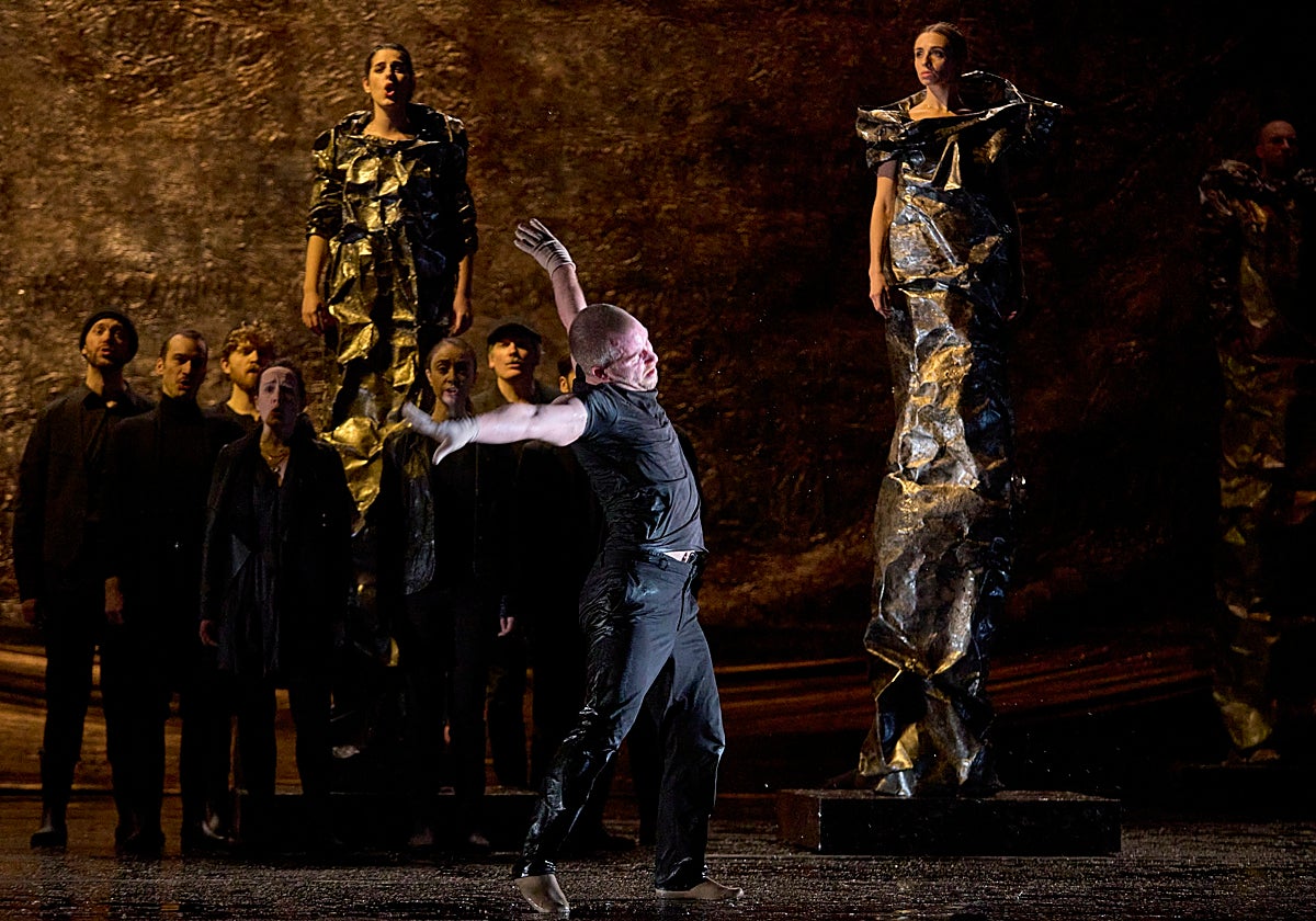 Un momento de la representación de 'Dido y Eneas'