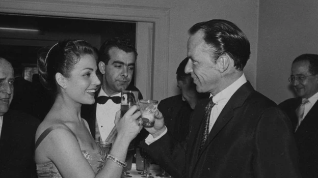 Carmen Sevilla con Frank SInatra en 1956
