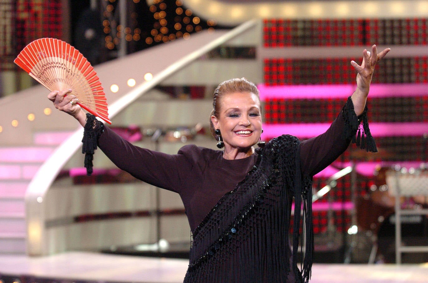 Carmen Sevilla, durante su participación en 'Mira quién baila' en 2005