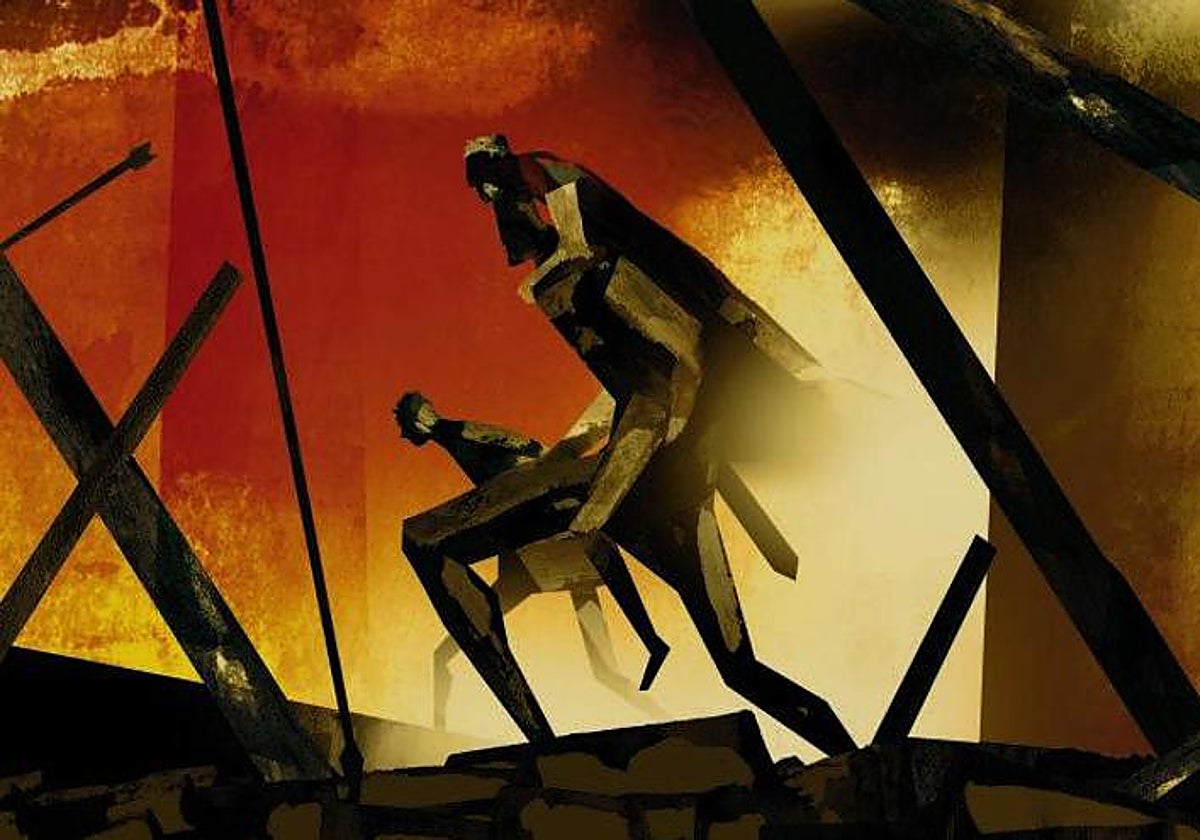 Federico  del Barrio toca el cielo con una interpretación gráfica de la epopeya virgilianas