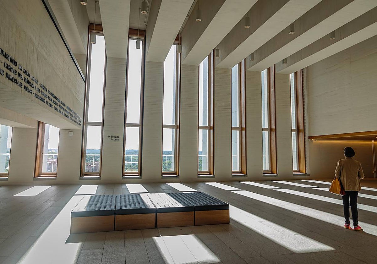 Interior de la Galería de las Colecciones Reales, obra de Tuñón y Mansilla