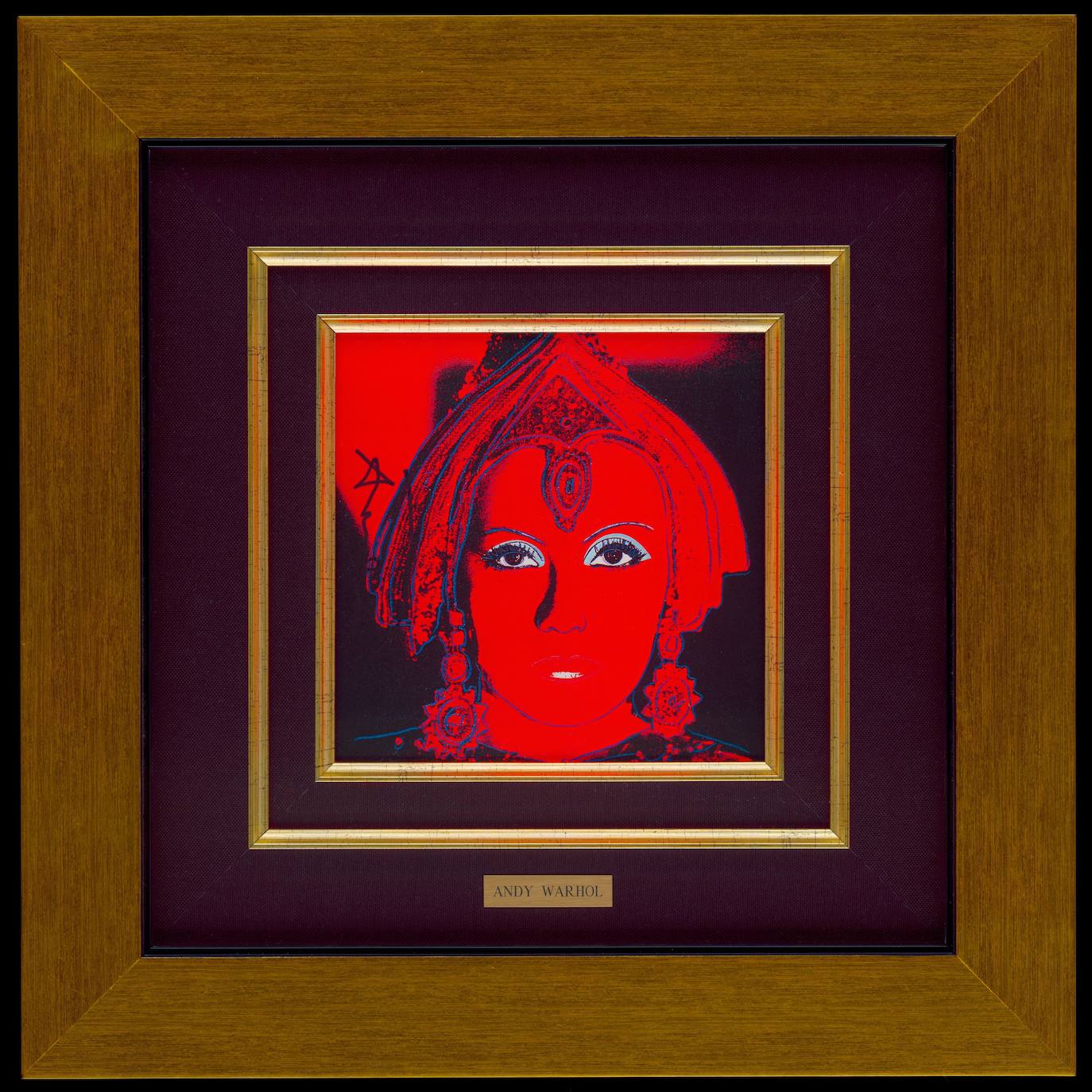 Obra de Andy Warhol de 1981 llamada 'The Star', en la que aparece Greta Garbo en el rol de Mata Hari, durante la película homónima de 1931