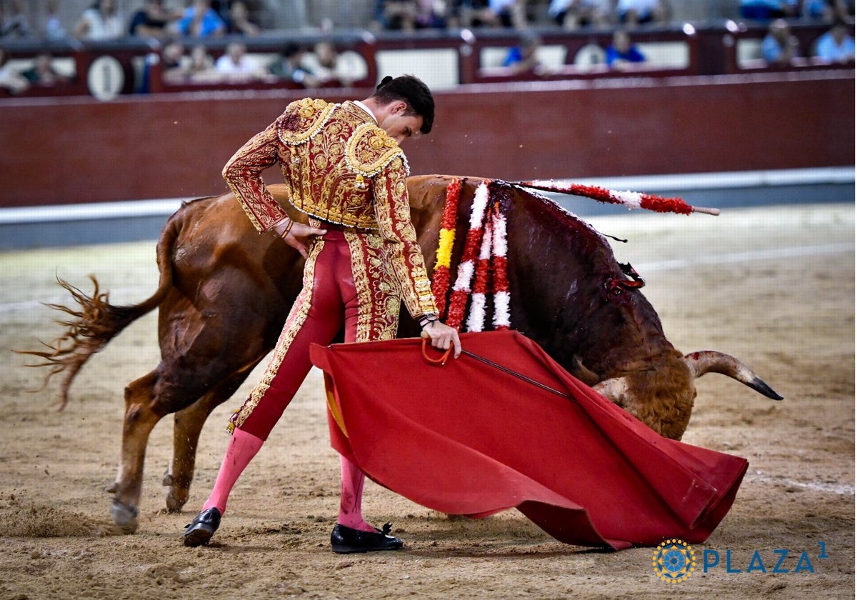 Sergio Rodríguez con el quinto de la tarde