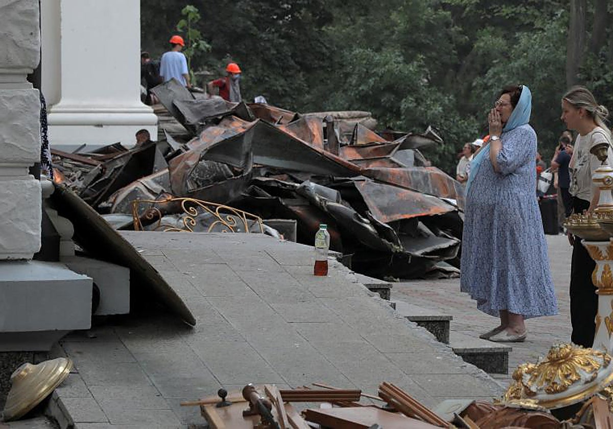 El ataque ha dejado conmocionados a los ciudadanos de Odesa