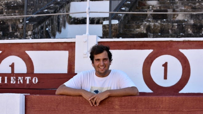 Juan Mendoza, joven aficionado gijonés