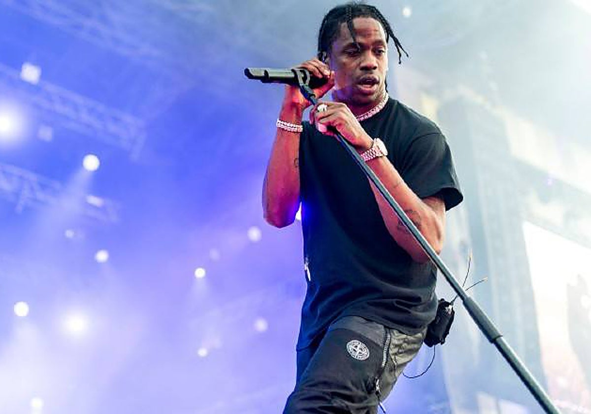 Travis Scott durante un concierto. Imagen de archivo