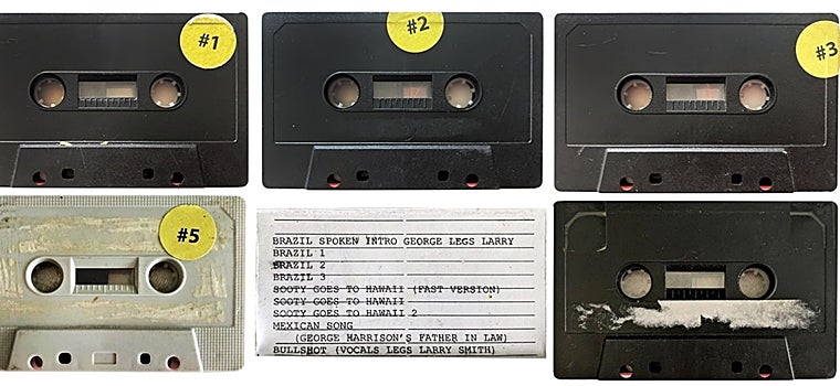 Las cintas que se han puesto a subasta