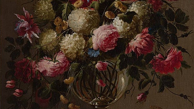 'Florero de cristal y frutas' (h.1668), de Juan de Arellano