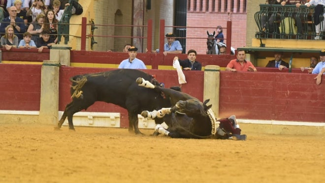 Momentos de la cogida de Lea Vicens