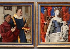 Identifican una herramienta prehistórica en una famosa pintura francesa del siglo XV