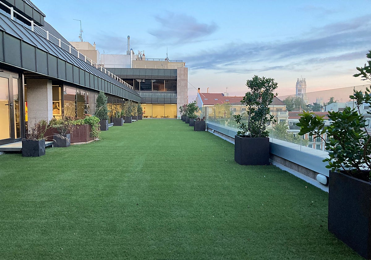 La terraza del ministro de Cultura