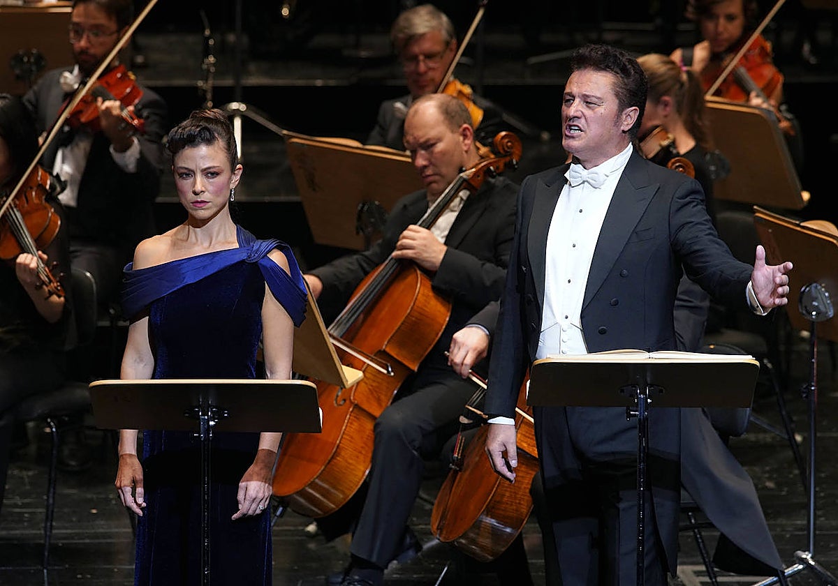 Corinne Winters y Piotr Beczala, en un concierto