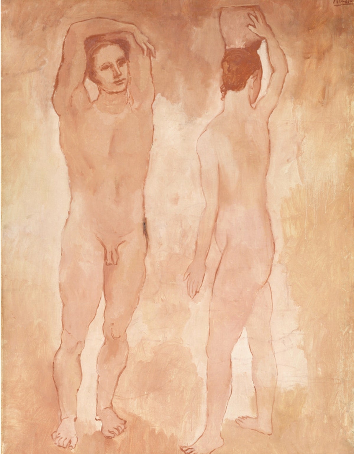 'Los adolescentes' (1906), de Picasso. Museo de l?Orangerie, París