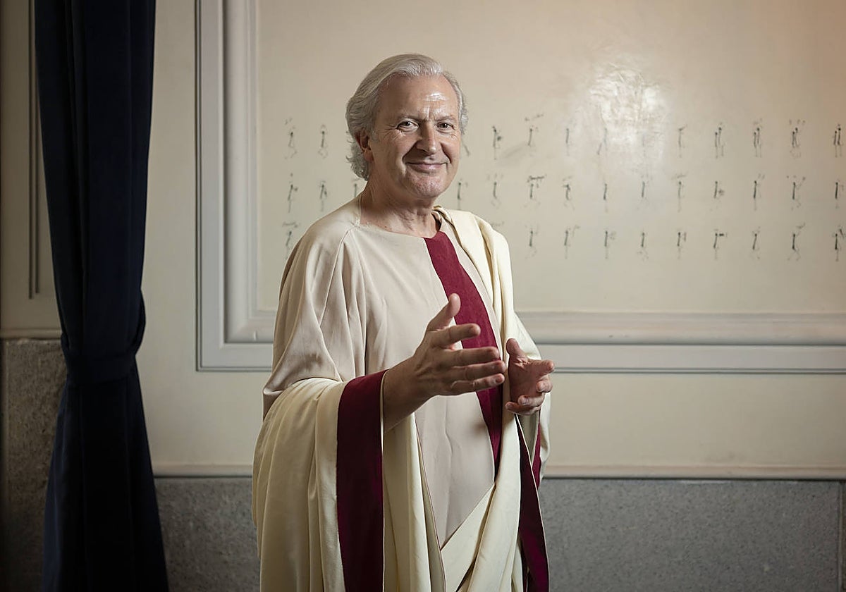 Emilio del Río posa durante la entrevista en Madrid