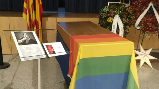 Velatorio abierto al público de la actriz Itziar Castro en Pallejà (Barcelona)